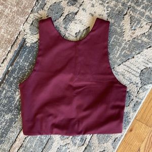 Girlfriend Collective Dylan Tank Bra - Mulberry S